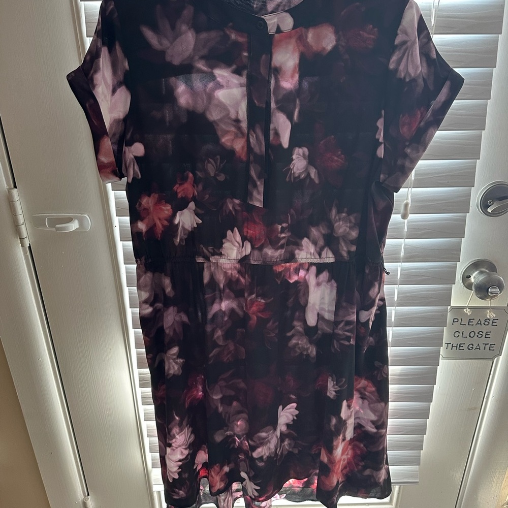 Simply Vera Vera Wang Satin Button-Up Blouse